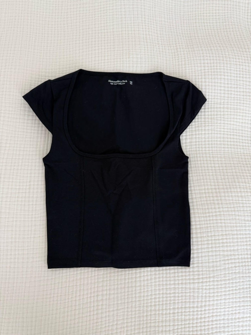Abercrombie & Fitch Square Neck Cap Sleeve